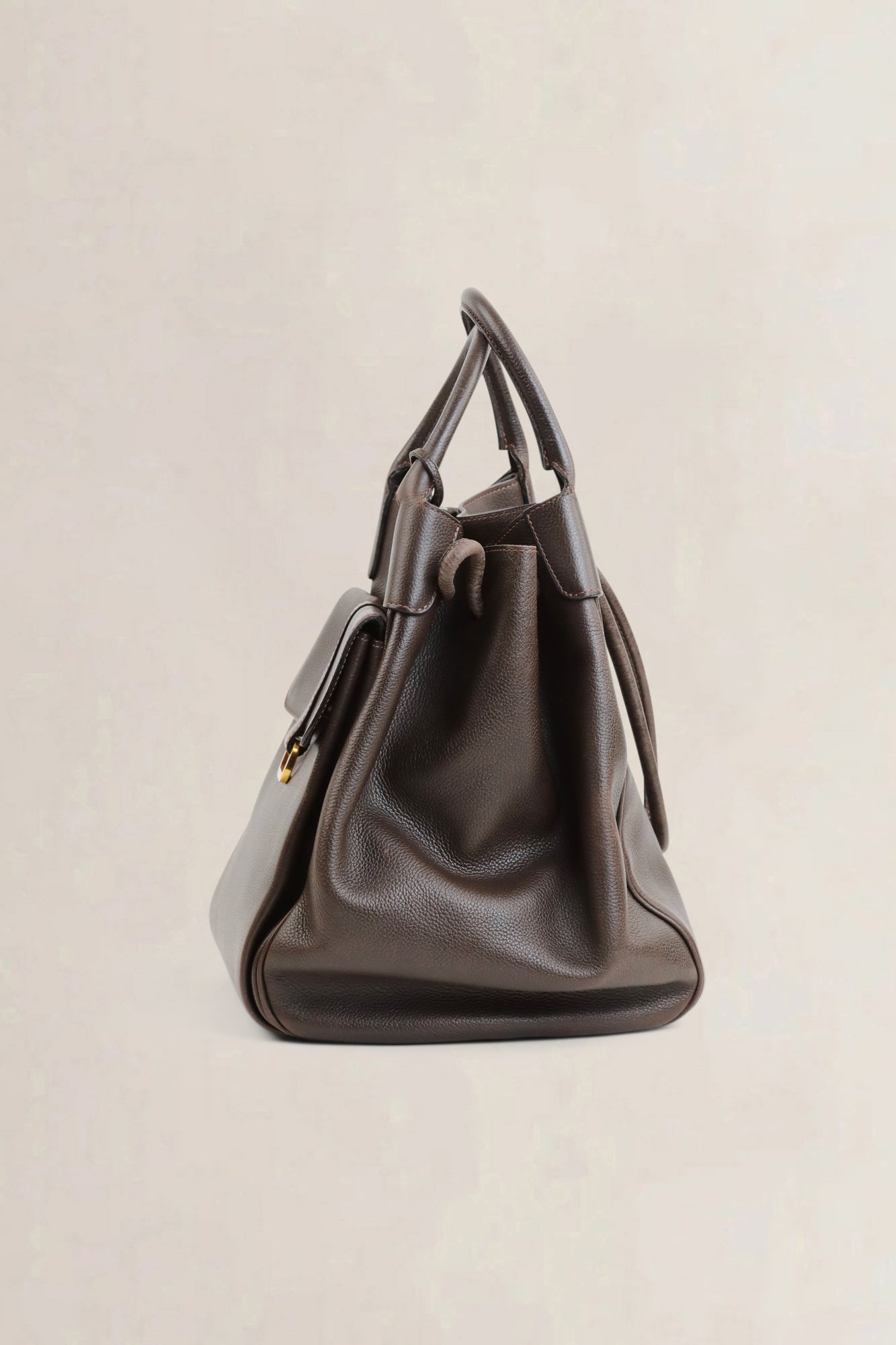 Brown Equivoque Shoulder Bag
