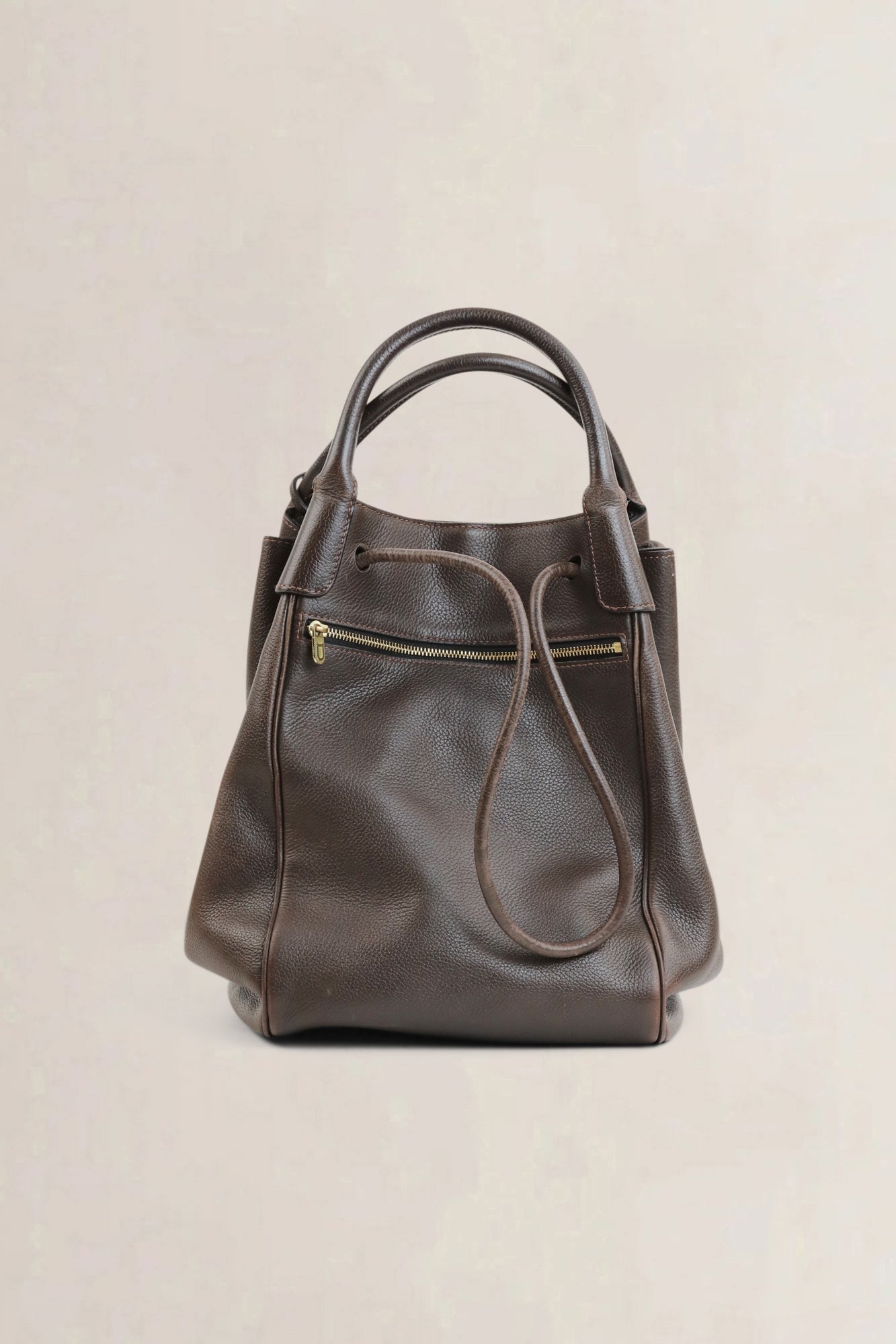 Brown Equivoque Shoulder Bag