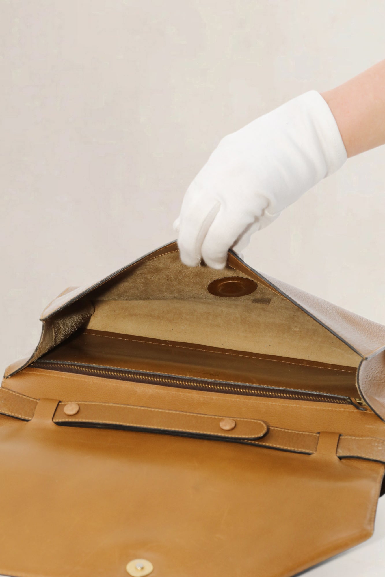 Cognac Crossbody Bag