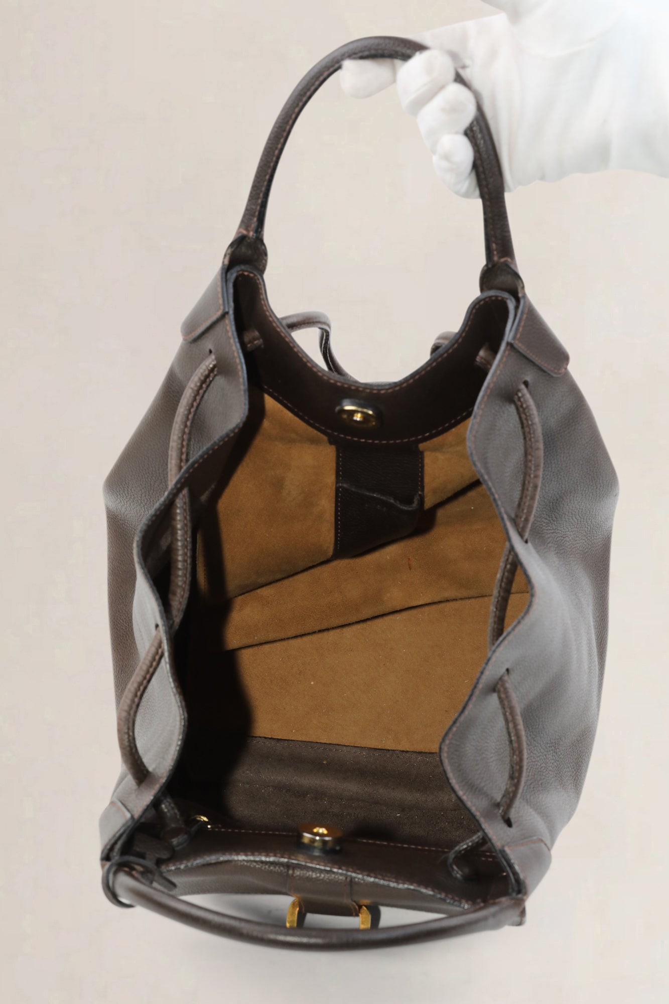 Brown Equivoque Shoulder Bag