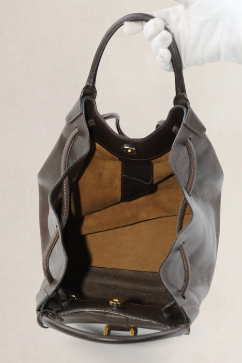 Brown Equivoque Shoulder Bag