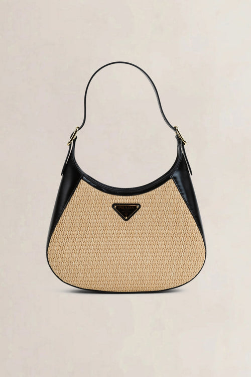 Paglia Vitello Cleo Shoulder Bag