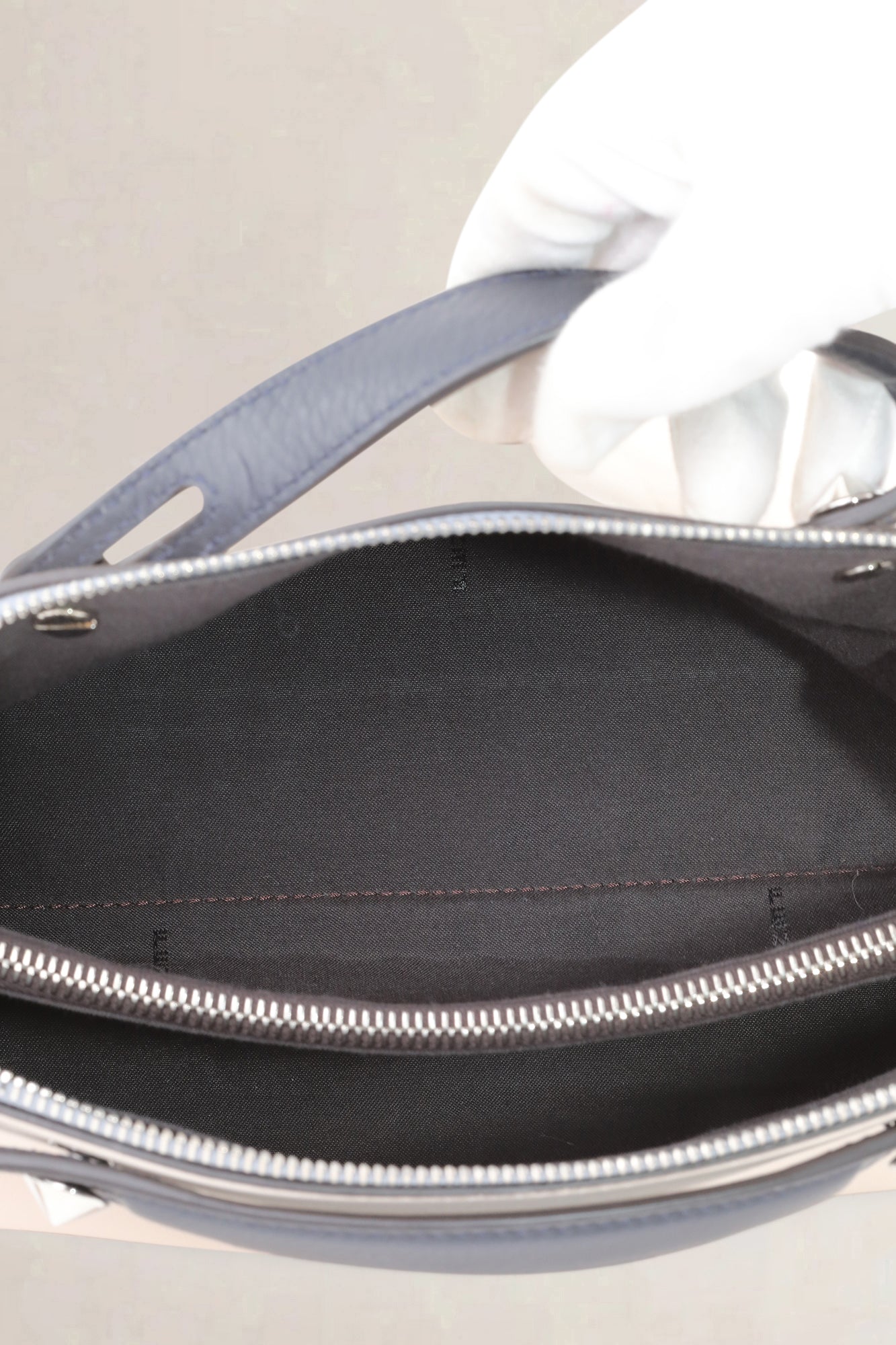 Fendi White/Blue By The Way Crossbody Bag