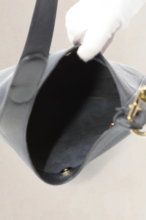 Delvaux Blue Jongleur Shoulder Bag