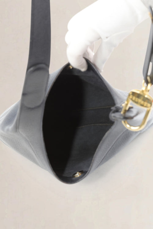 Delvaux Blue Jongleur Shoulder Bag