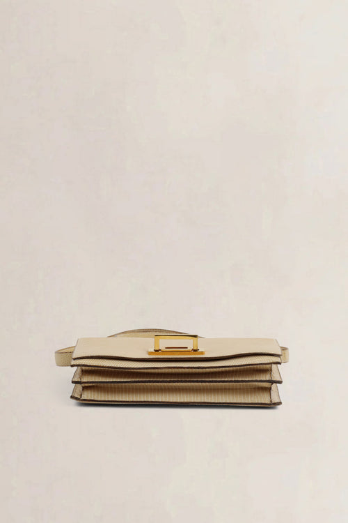 Light Beige Python Quito II Shoulder Bag