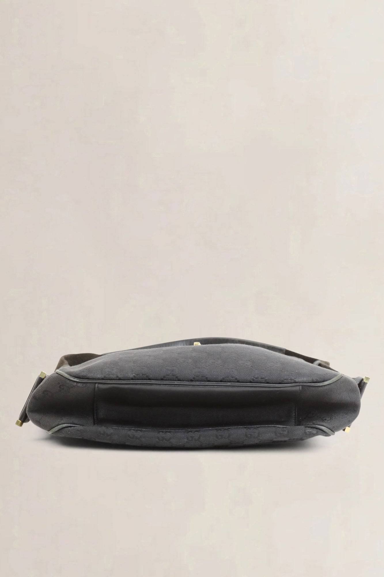Black GG Canvas Jackie Shoulder Bag