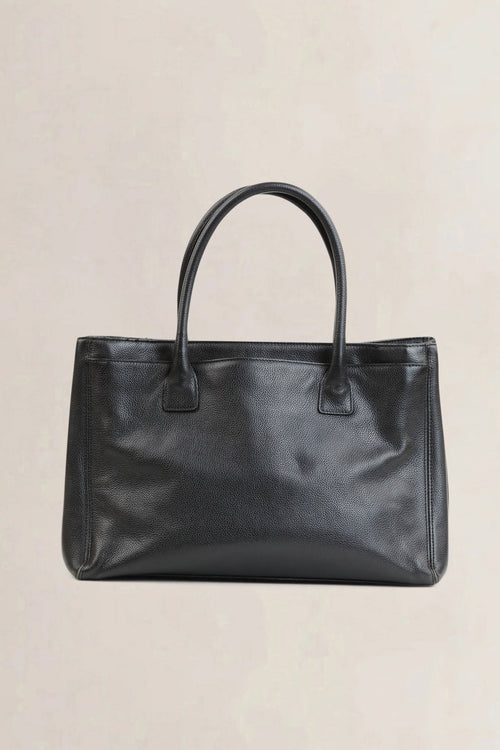 Chanel Dark Grey Executive Cerf Shoulder Bag