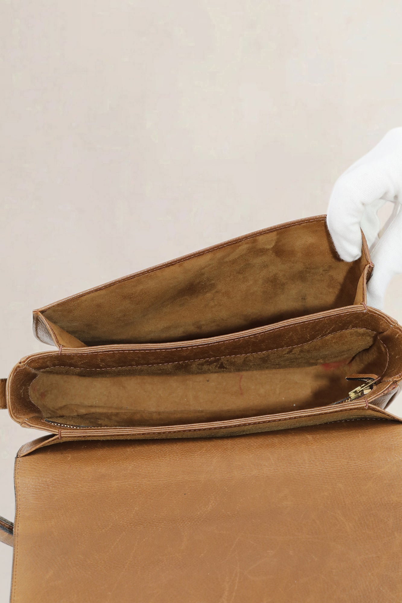 Delvaux Brown Leather — vintage