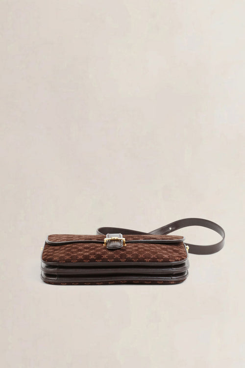 Céline Brown Monogram Crossbody Bag