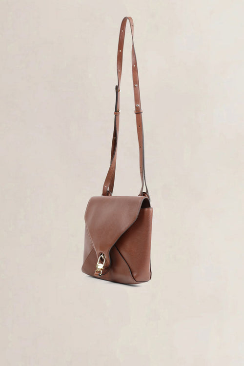 Delvaux Brown Grelon Crossbody Bag