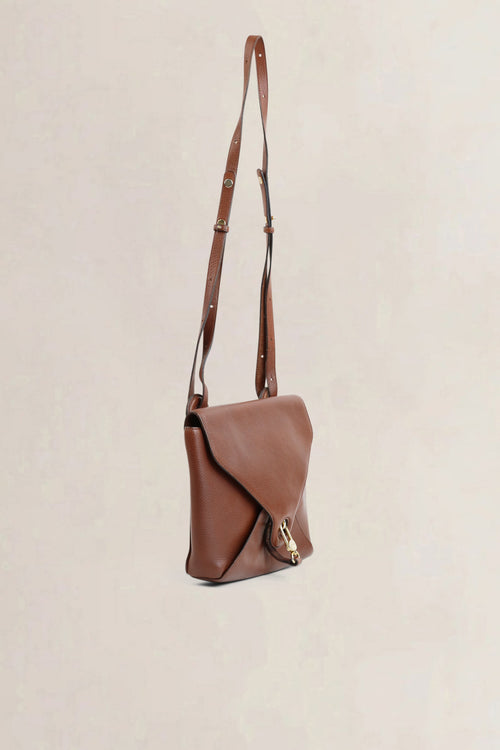 Delvaux Brown Grelon Crossbody Bag