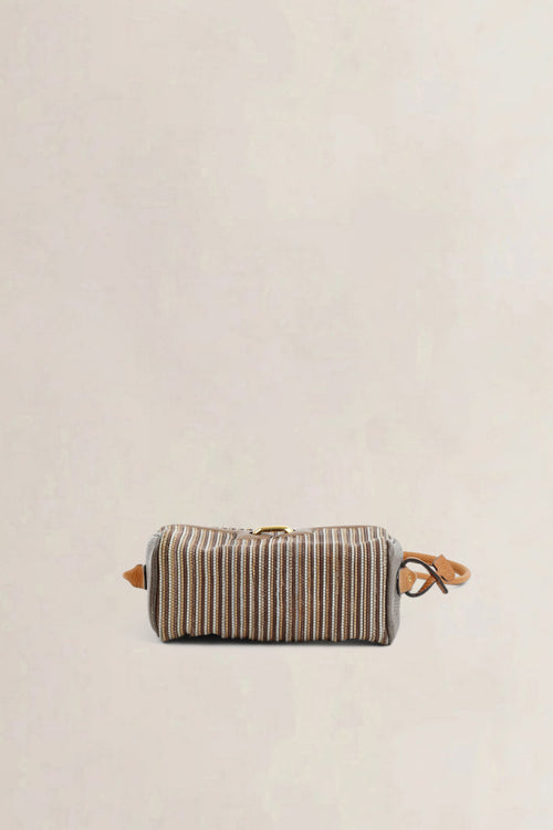 Delvaux Multicolore Toile De Cuir Crossbody Bag