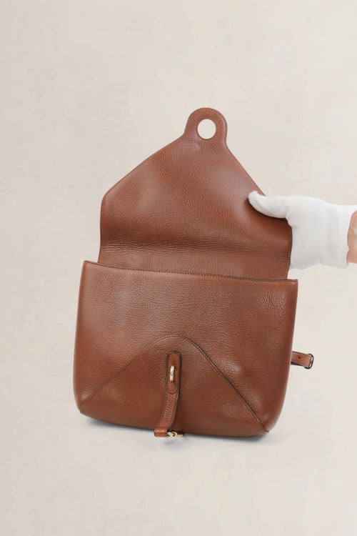 Delvaux Brown Grelon Crossbody Bag