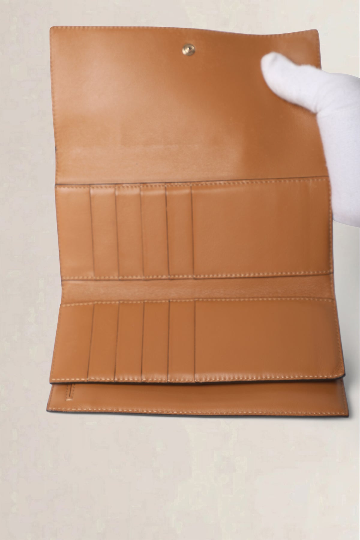 Delvaux Cognac Wallet