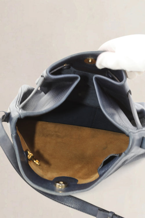 Delvaux Blue Bannière Crossbody Bag