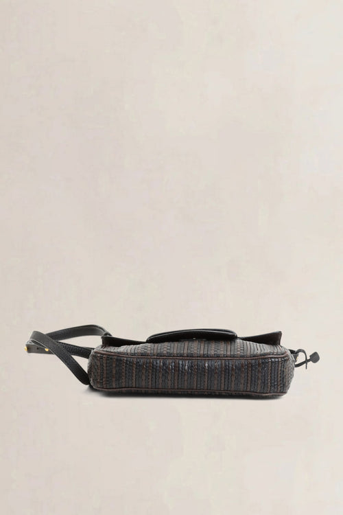 Delvaux Brown Toile De Cuir Malbec Crossbody Bag