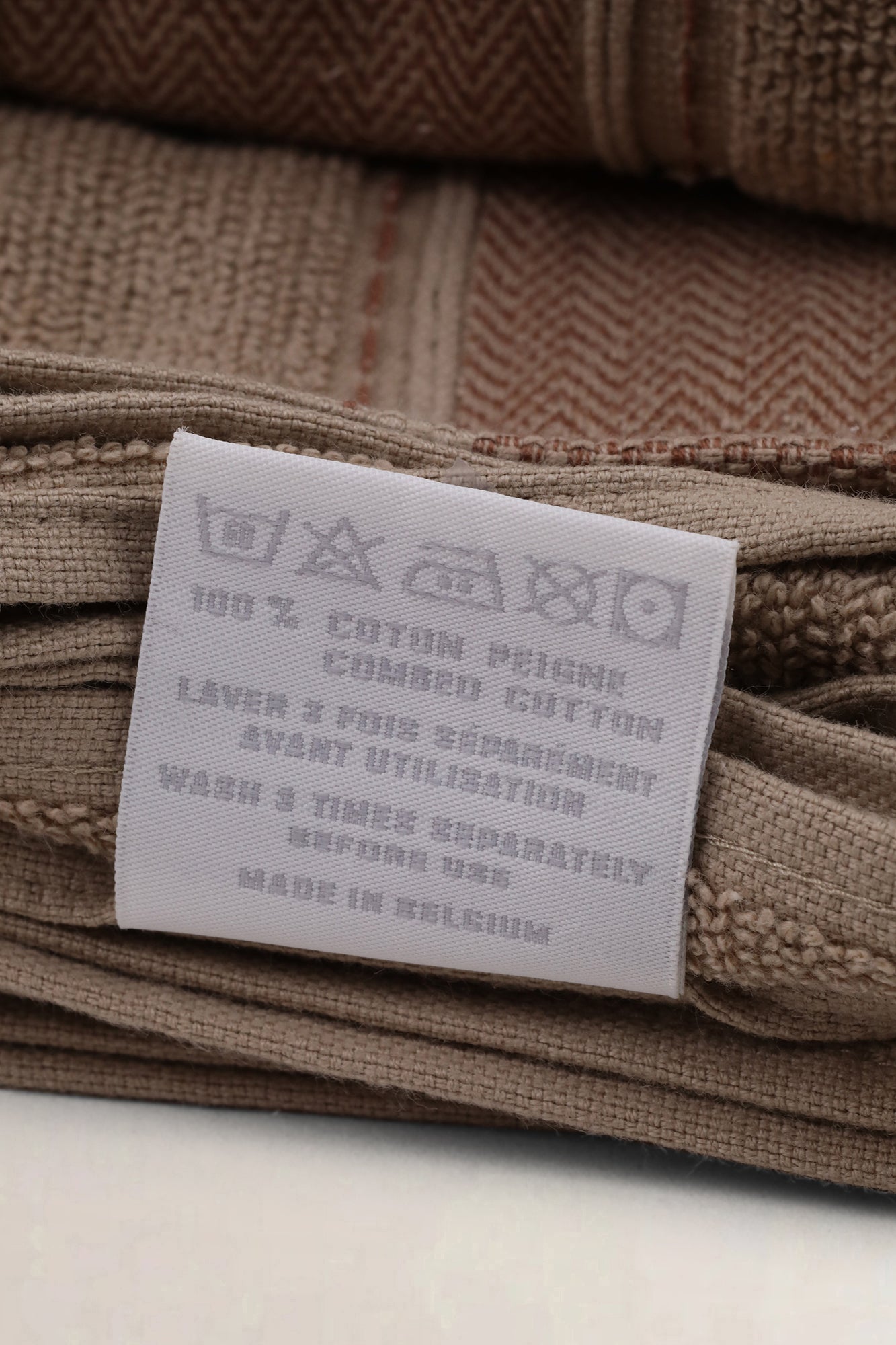 Hermès Brown Cotton Terry Beach Towel