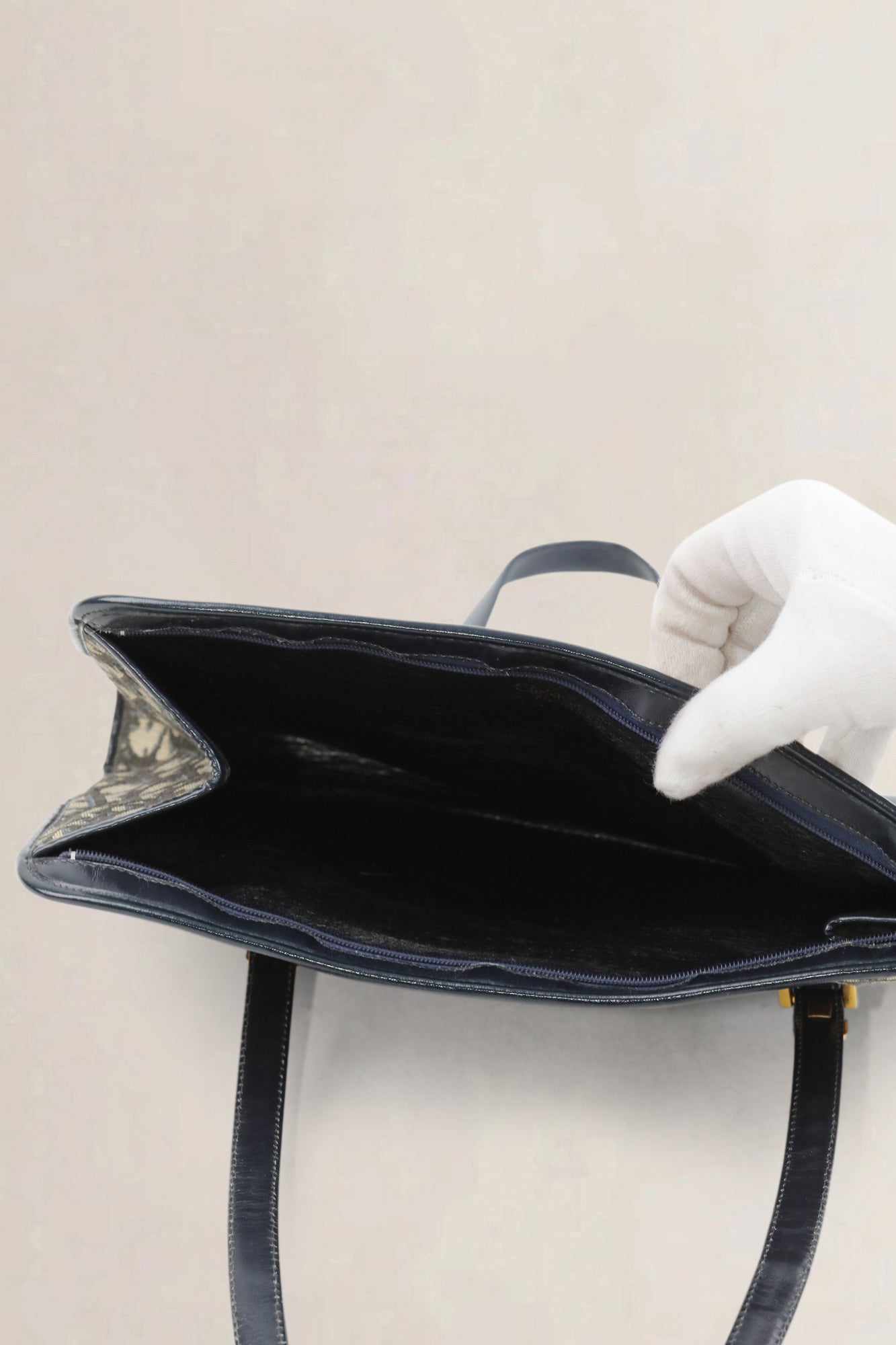 Blue Monogram Top Handle Bag