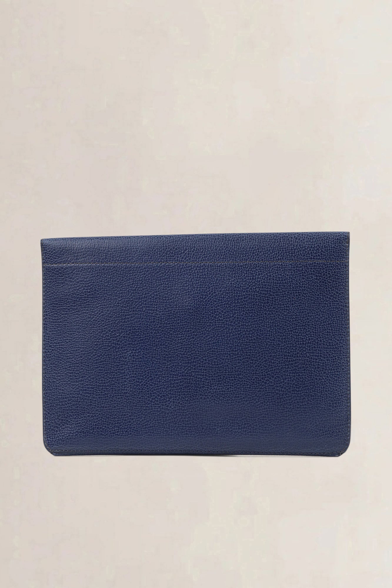 Delvaux Blue Leather Clutch