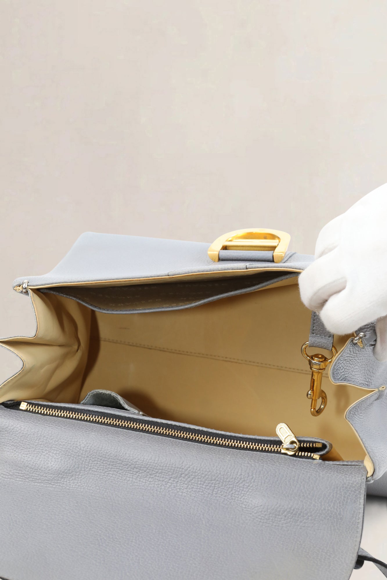 Brillant Grey/Blue MM Crossbody Bag