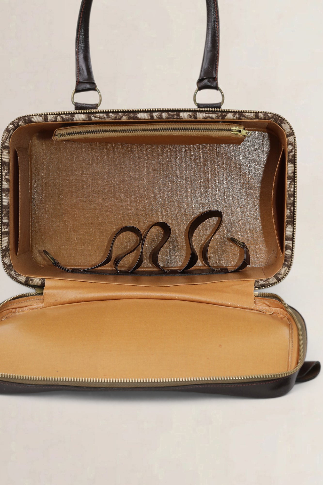 Christian Dior Brown Monogram Vanity Case