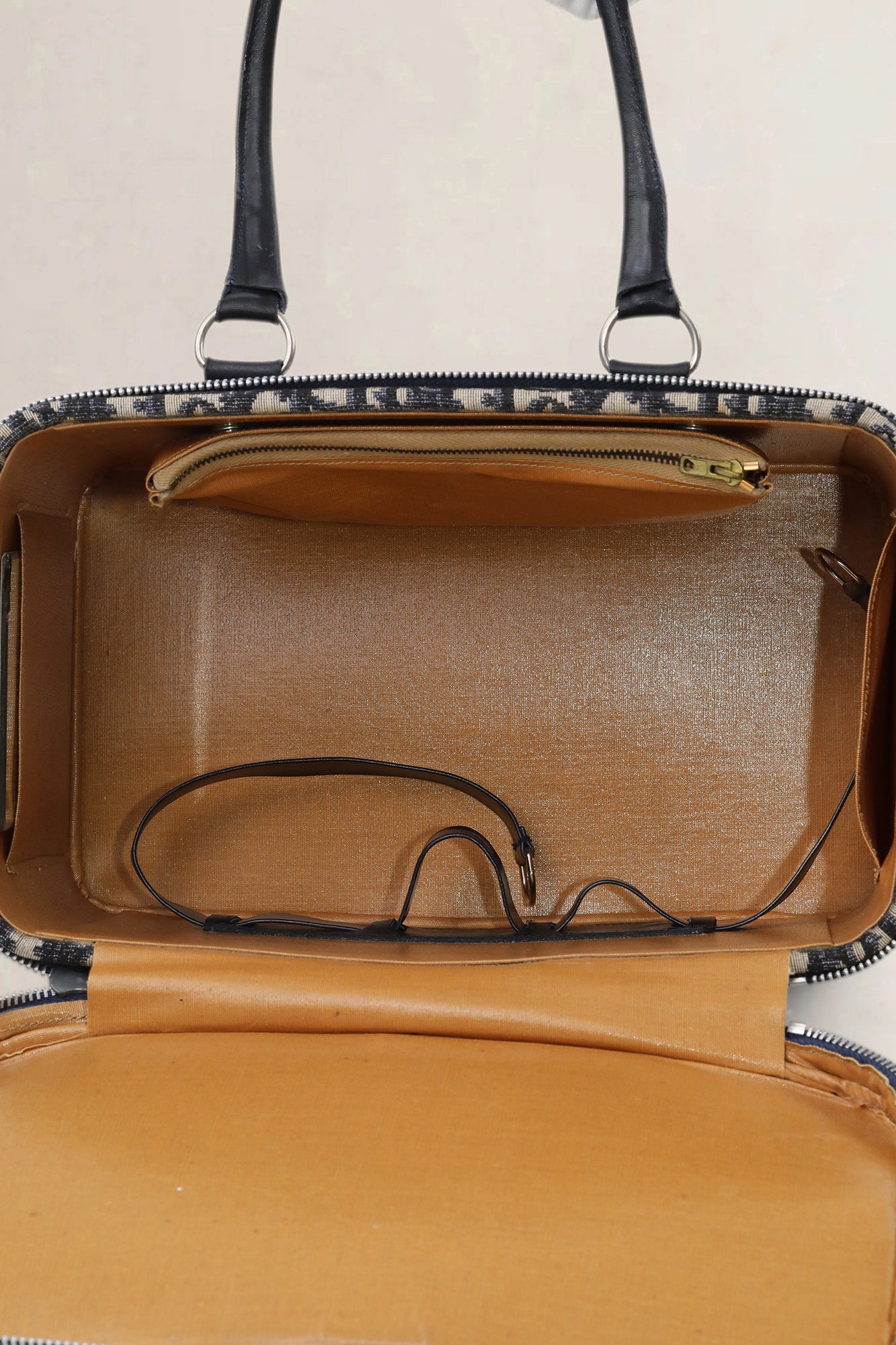 Christian Dior Blue Monogram Vanity Case