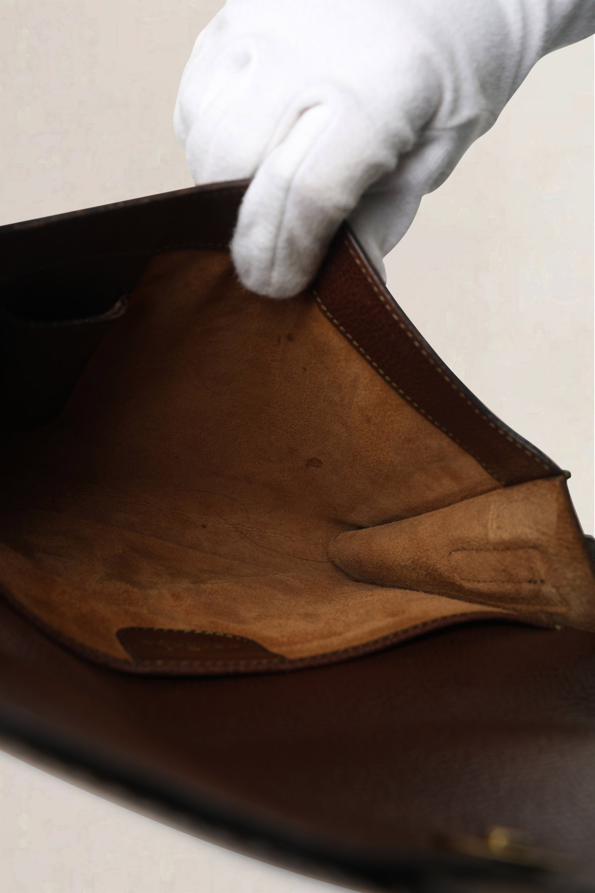 Delvaux Brown Occasion Crossbody Bag