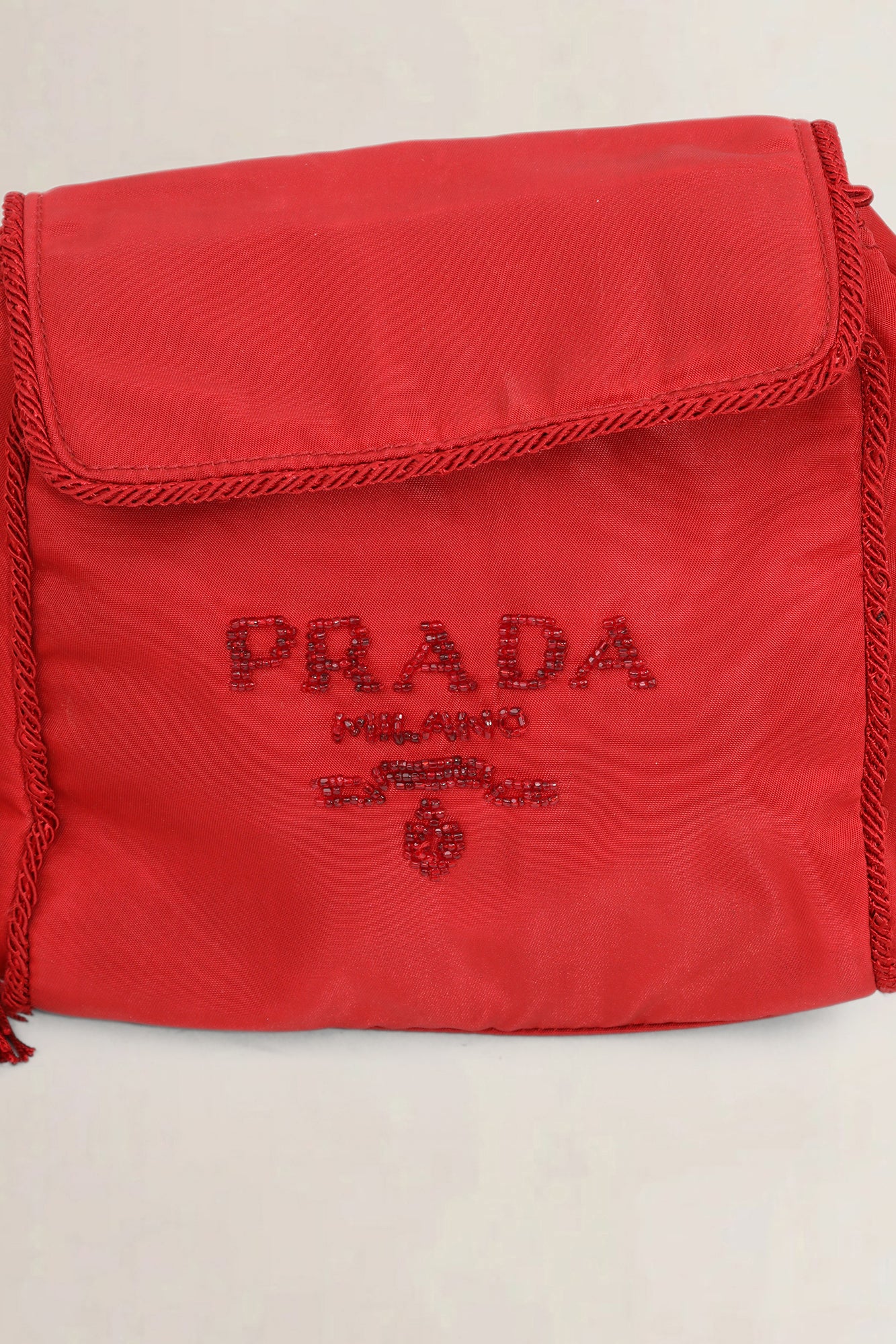 Prada Red Nylon Crossbody Bag