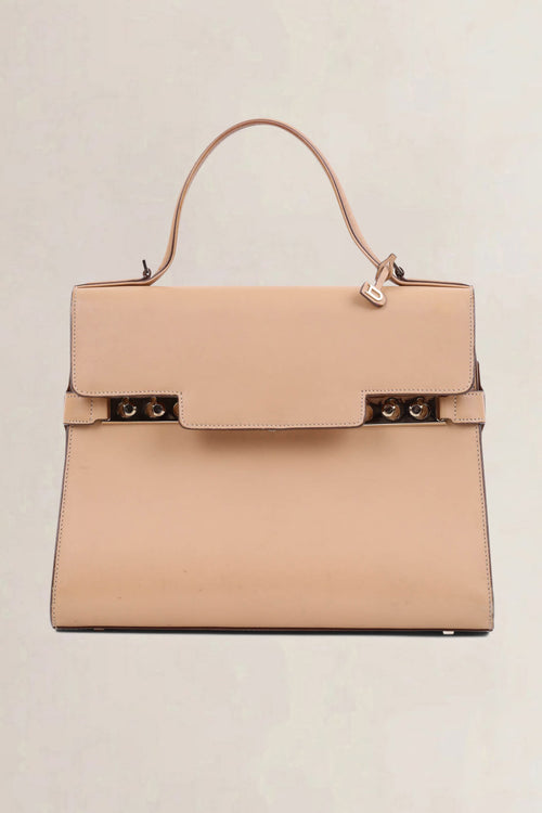 Delvaux Vison Calf Souple Tempête MM Top Handle Bag
