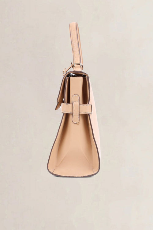 Delvaux Vison Calf Souple Tempête MM Top Handle Bag