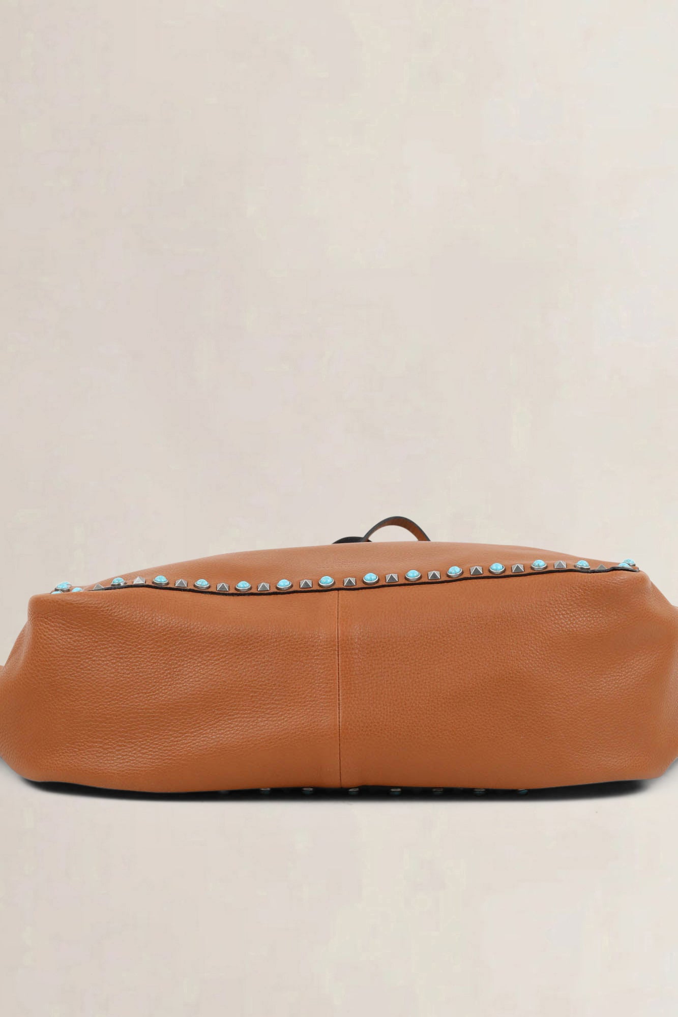 Black/Orange Reversible Rockstud Shopping Tote