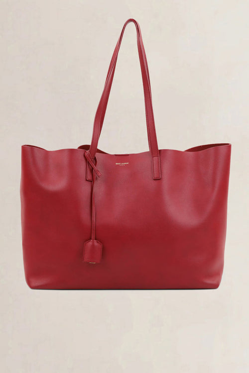 Saint Laurent Red Shopping Tote