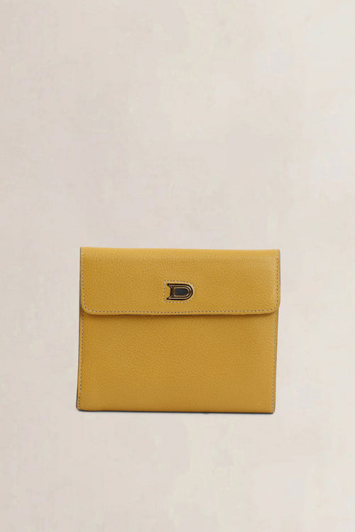 Delvaux Yellow Wallet