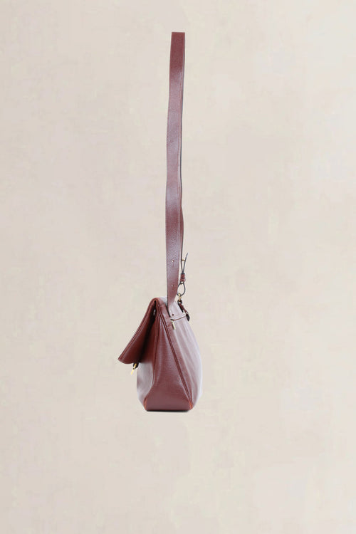 Delvaux Brown Relais Trotteur Crossbody Bag