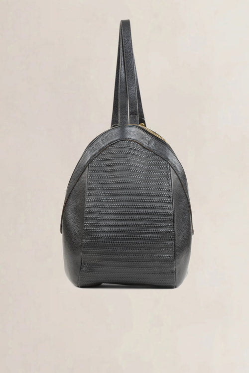 Delvaux Brown Tissage Côtelé Backpack
