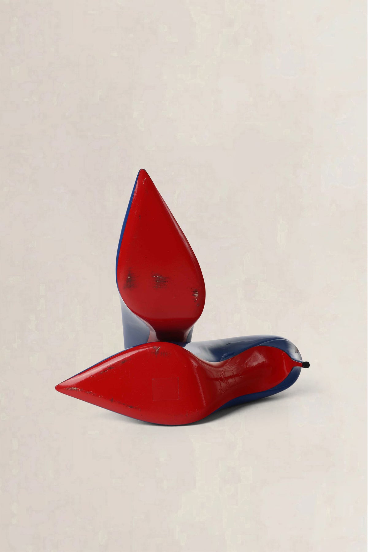 Christian Louboutin Bright Blue Pigalle Patent Pumps