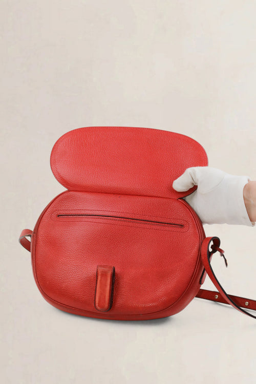 Delvaux Red Clown Crossbody Bag