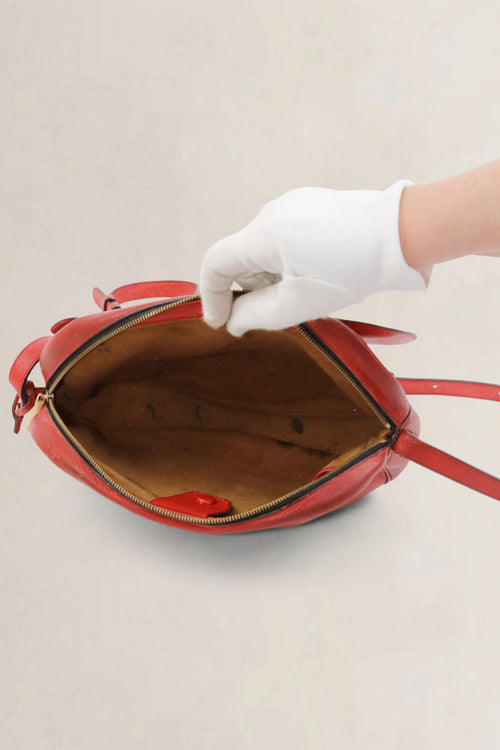 Delvaux Red Clown Crossbody Bag