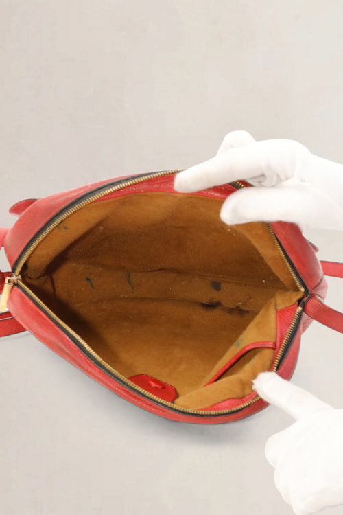 Delvaux Red Clown Crossbody Bag