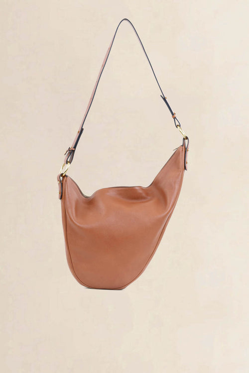 Delvaux Camel Tentation Crossbody Bag