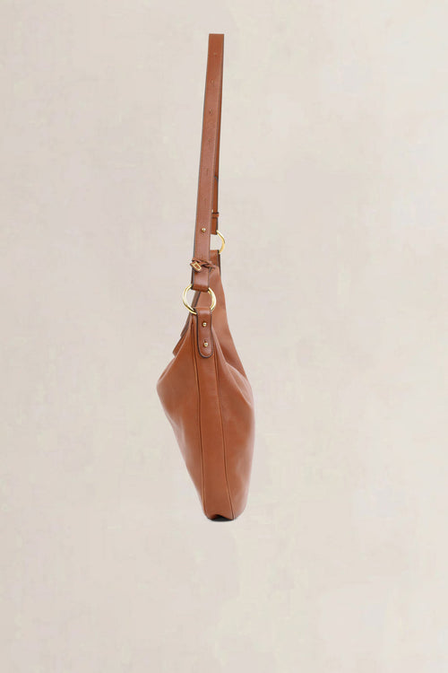Delvaux Camel Tentation Crossbody Bag