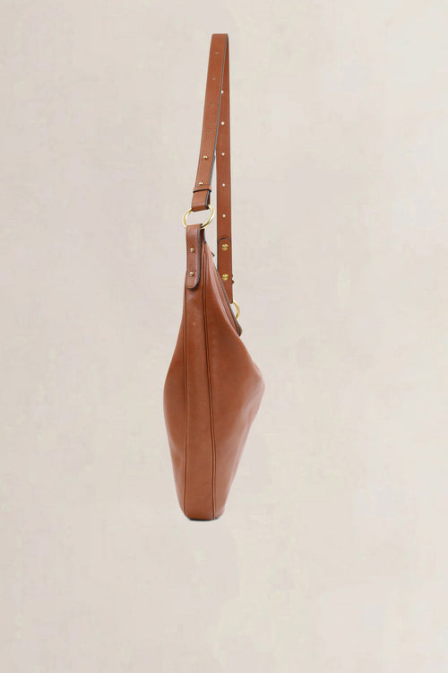 Delvaux Camel Tentation Crossbody Bag