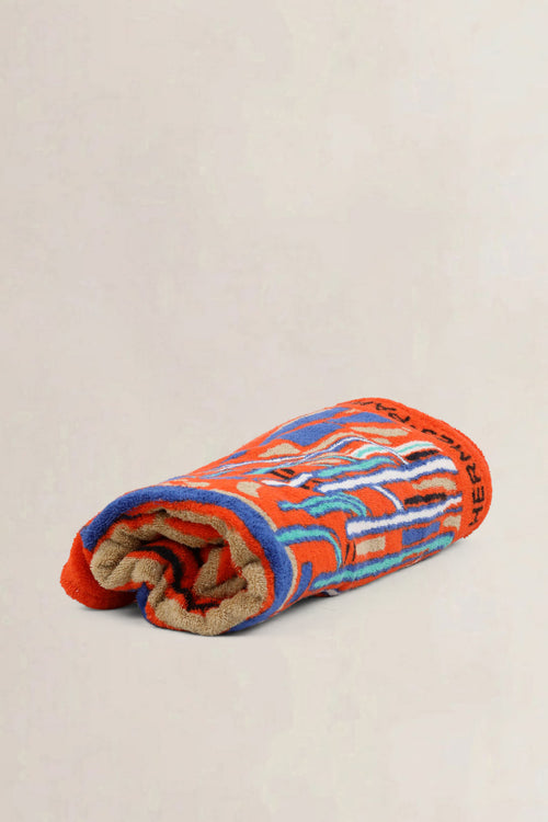 Hermès Orange/Blue Beach Towel