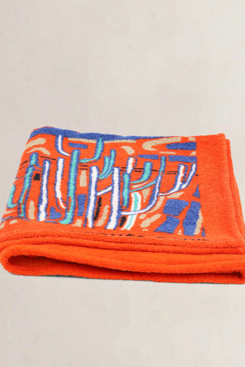 Hermès Orange/Blue Beach Towel