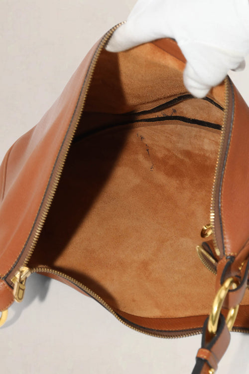 Delvaux Camel Tentation Crossbody Bag