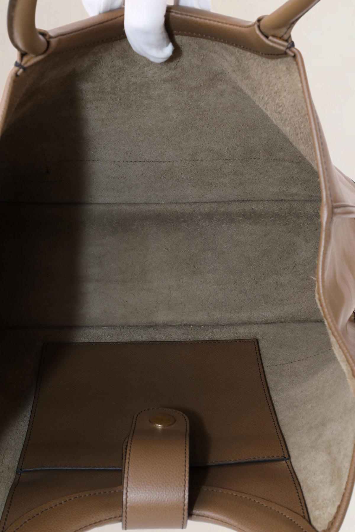 Delvaux Taupe Mirage — preloved
