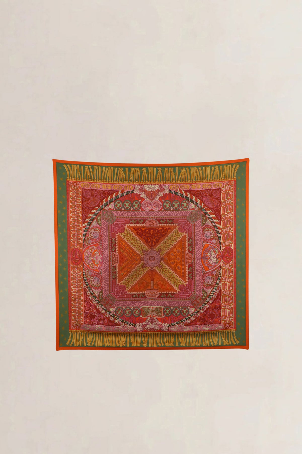 Hermès 90 Silk Carré Sur un Tapis Volant — vintage