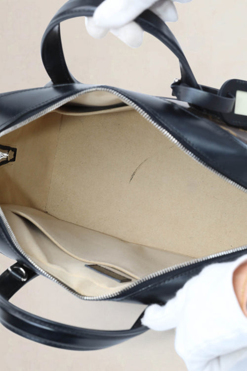 Louis Vuitton Damier Ebene Dora Top Handle Bag