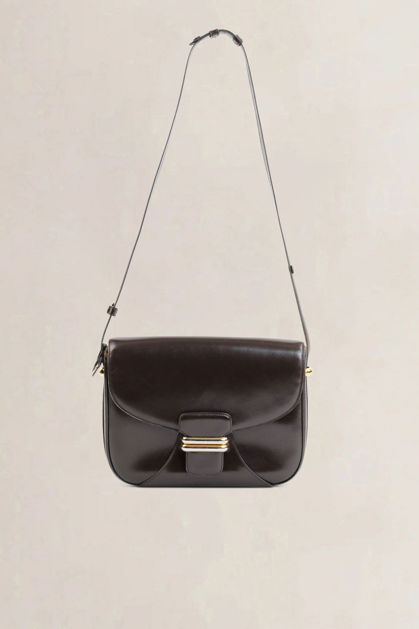 Brown Leather Crossbody Bag